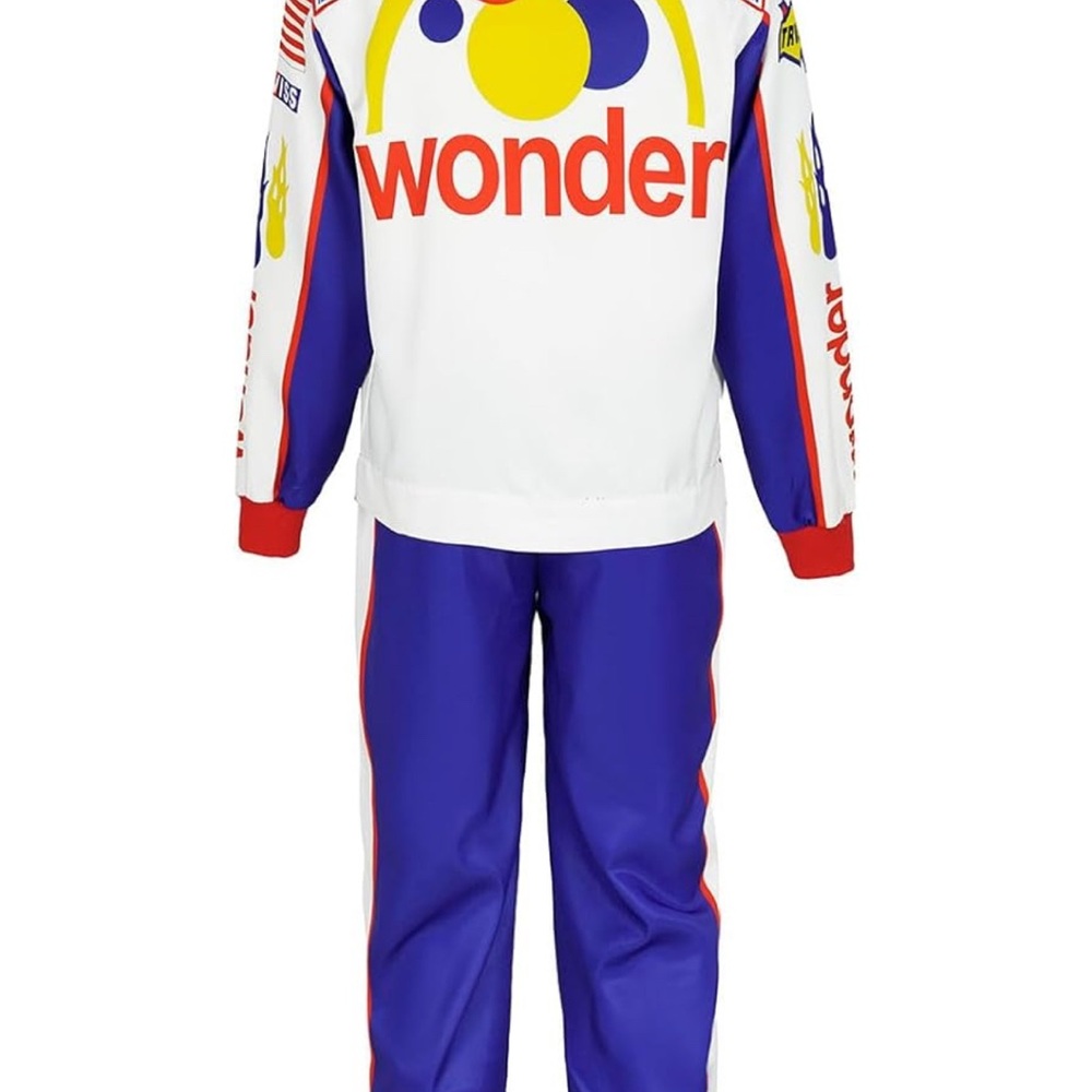 Talladega Nights Ricky Bobby Colorful Racing Suit with Wonder Logo Medium